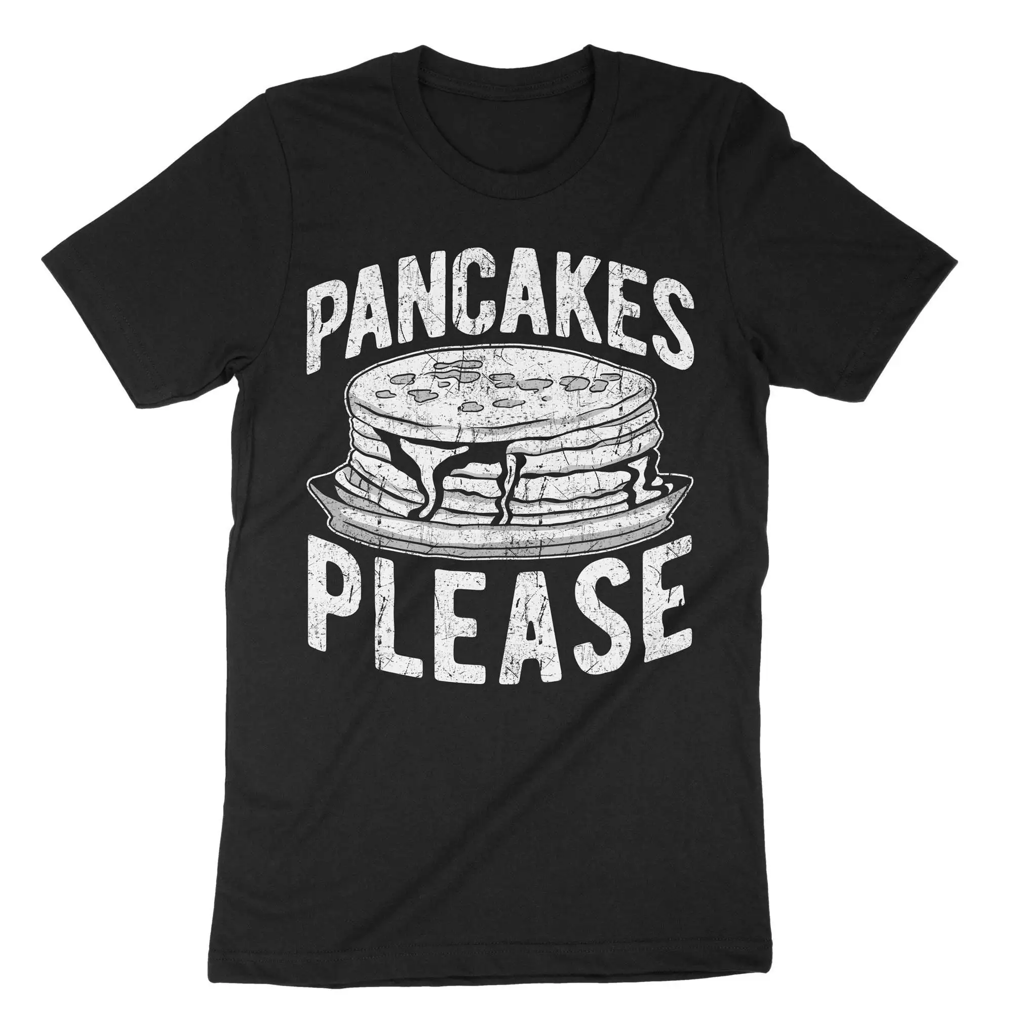 Camiseta de Pancakes Please Pancake Maker, pijama familiar, sirope, desayuno divertido