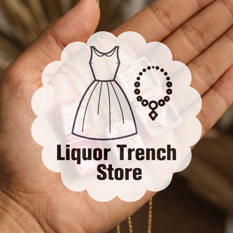 Opening And Closing Square Pendant Necklace New Bedroom Girl's Kitchen Miniature Cabin Scene Necklace Colorful Bow Necklace