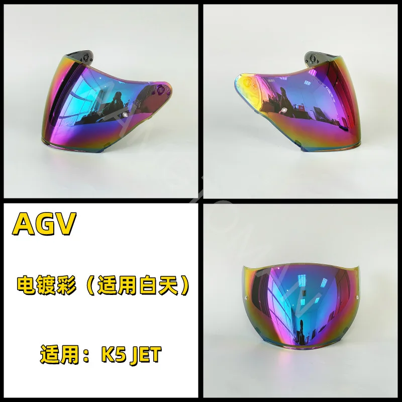 Helmet Visor for AGV K5 JET Helmet Shields UV Protection Windshield Sunshield Casco Moto Accessories