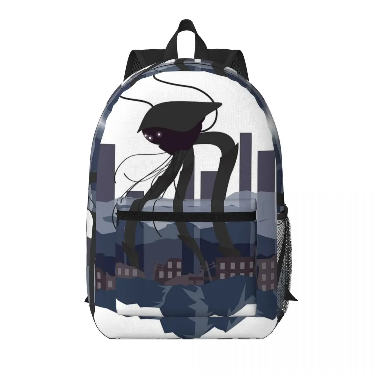 War Of The Worlds Martian Tripod Student Backpack School Bag Hiking Travel Daypack for Men Women Bookbag Shoulder Bags