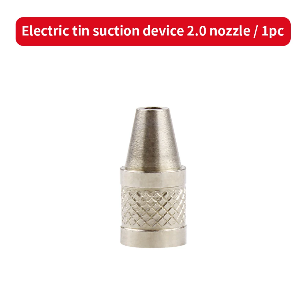 LUXIANZI Portable Electric Tin Sucker Replacement Core With 3 Suction Nozzle For Solder suction Desoldering Weld solder Tool