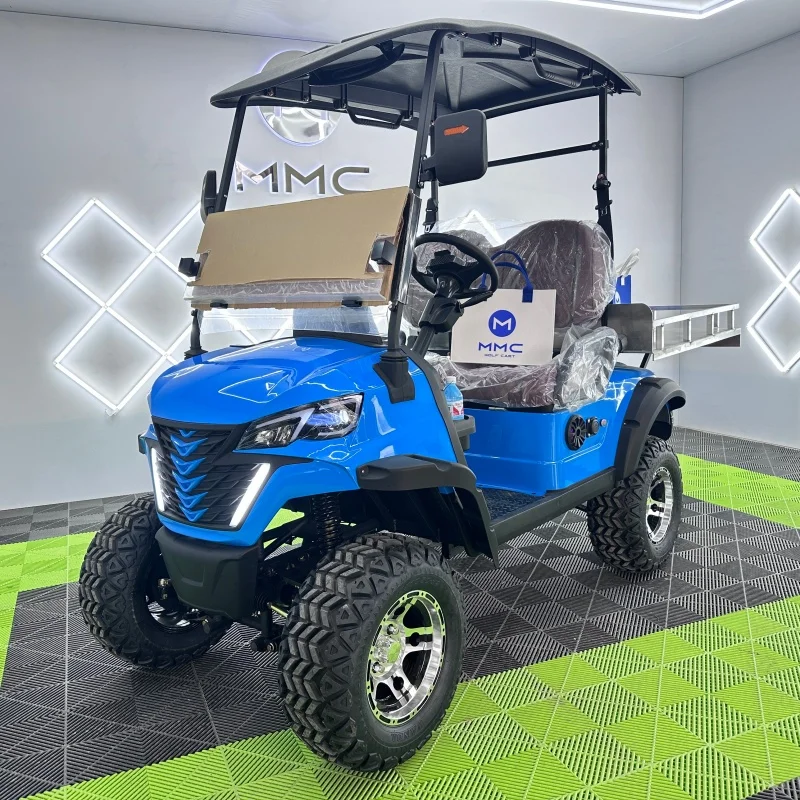 2026 Electric Golf Cart 4 Seater 48V Street Legal 4-Wheel Golf Scooter Comfortable Lithium Battery Powered Golf Car