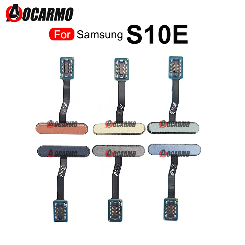 For Samsung Galaxy S10 E S10e G970 G970F G970U Fingerprint Sensor Home Button Flex Cable Replacement Parts