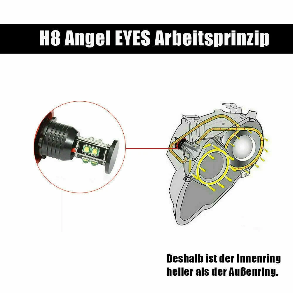 1Set Car Halo Angel… - image