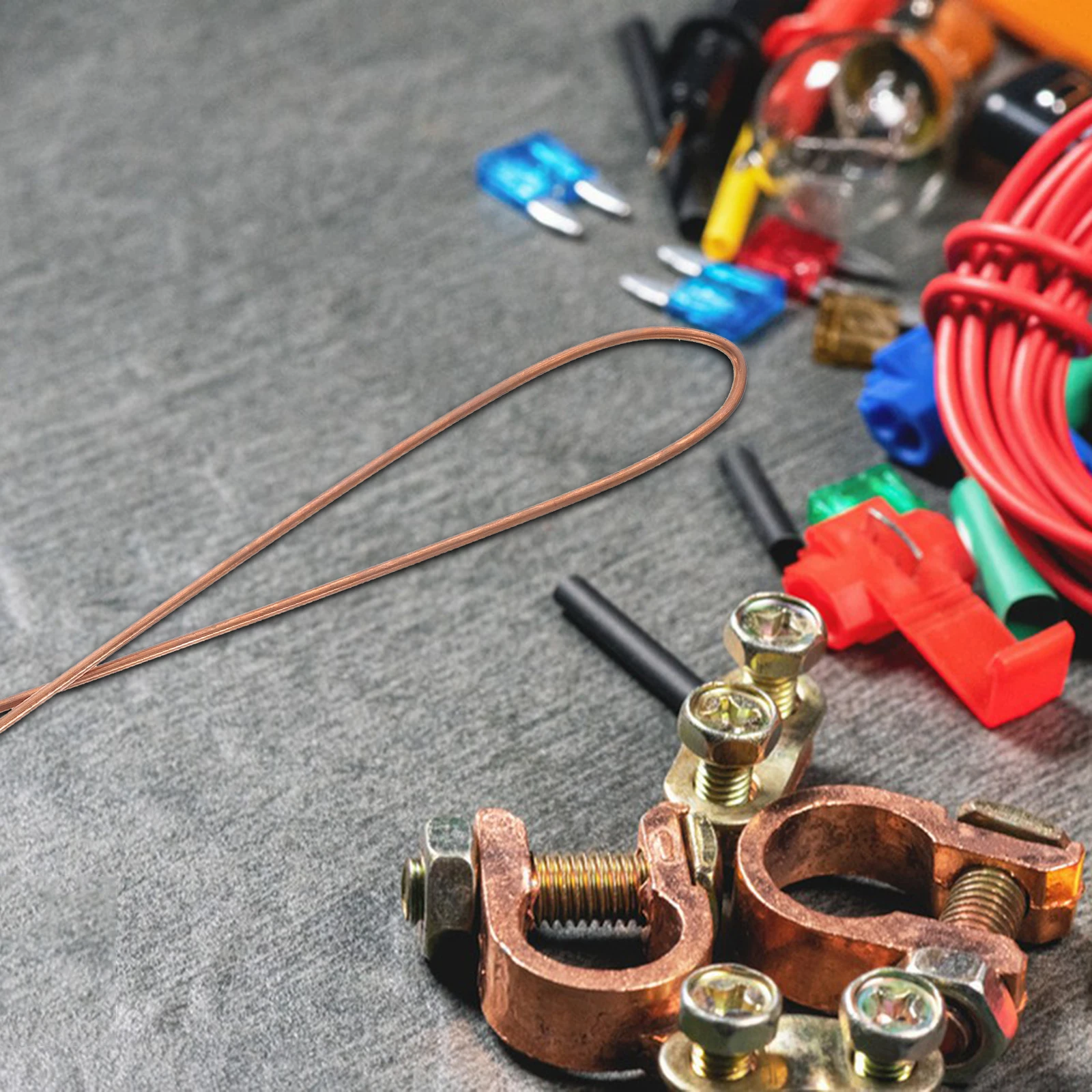 

Copper Rods 5mm Round Bars for Crafts Gardening Tools Grounding Dowsing Wire Metal Working Gifts Copper Zinc Rods Tool Parts