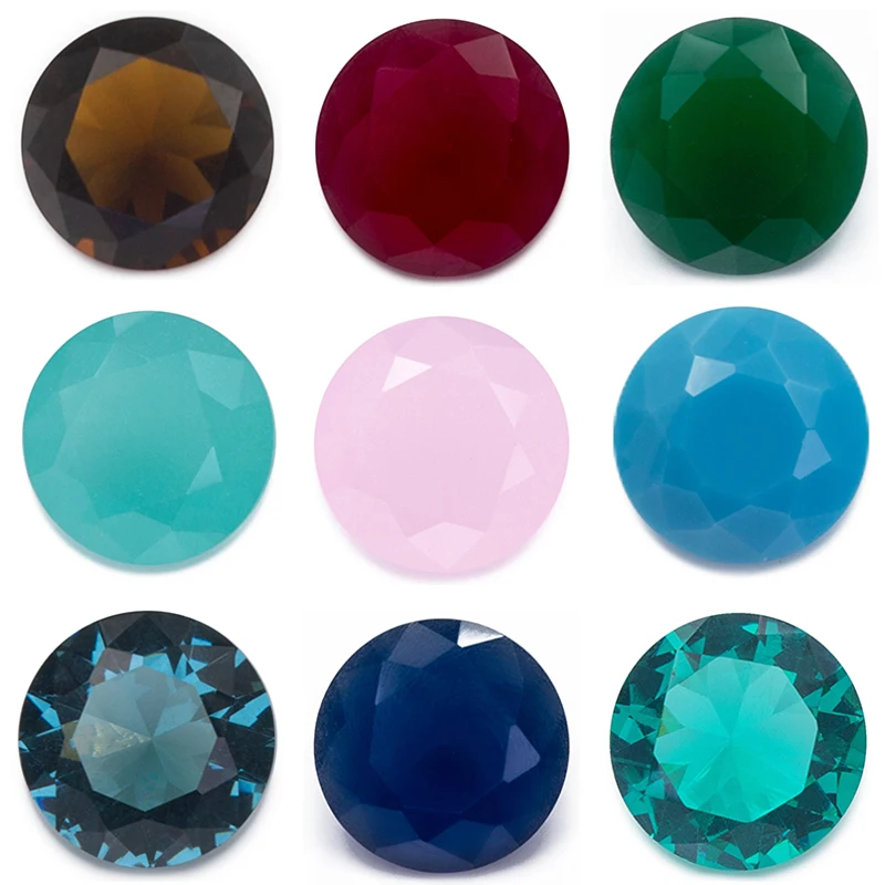 

Размер 4 мм ~ 10 мм, круглые вырезанные фотобусины, розовые, красные, синие, зеленые, фиолетовые, кофейные бусины для ювелирных изделий