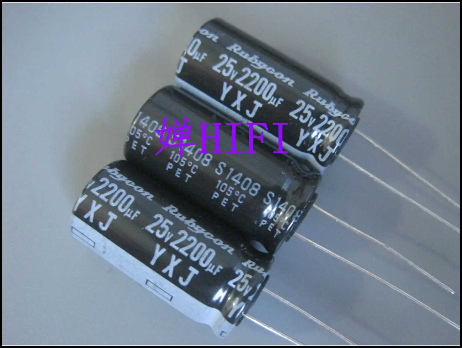 50pcs/lot RUBYCON YXJ series 105C high frequency low resistance long life aluminum electrolytic capacitor free shipping