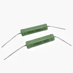 10PCS RX21 5W 6W 10W Wire Wound Resistance 5% 0.1~33K 3 4.7 10 22 27 47 100 120 180 200 220 270 330R 360 510 1K 10K 12K 15K Ohm