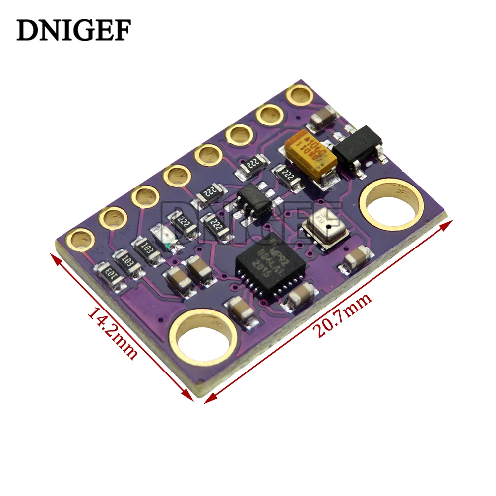 MPU-9250 MPU9250 BMP280 Sensor Board Module SPI IIC/I2C 10DOF Acceleration Gyroscope Compass 9-Axis GY-91 For Arduino 3-5V