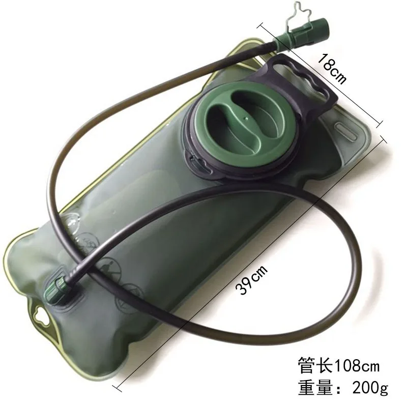 2L/2.5L/3L big TPU riding water bag bottle food graded silicone dustproof cap out door camping sports bag drinkware