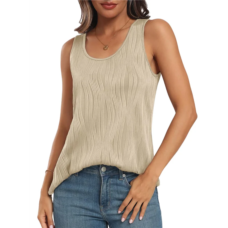 

ASDS-Women's Dressy Business Casual Tank Tops Summer Sleeveless Trendy Blouses Flowy Work Shirts