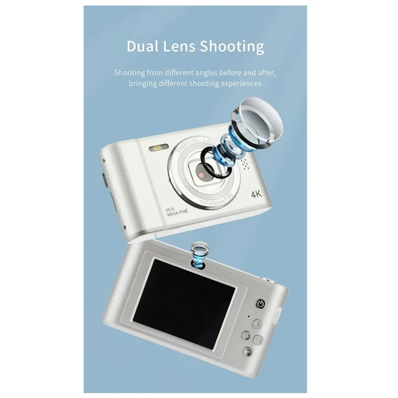 AS95-1080P HD كاميرا رقمية كاميرا فيديو للأطفال كاميرا صغيرة مدمجة للمبتدئين التصوير الفوتوغرافي صورة شخصية