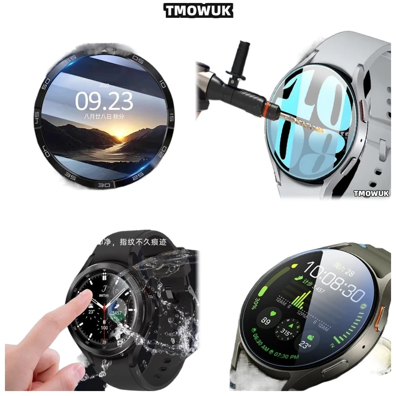 

Tempered Glass Screen Film HD Anti - Scratch For Samsung Galaxy Watch6 Classic 40mm Watch7 Ultra FE 47 44 43mm