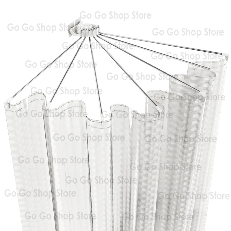 

Набор занавесок для душа без перфорации, вентилятор, занавеска для душа, изогнутая полукруглая крышка для душа из нержавеющей стали, угловая складная крышка для душа UL