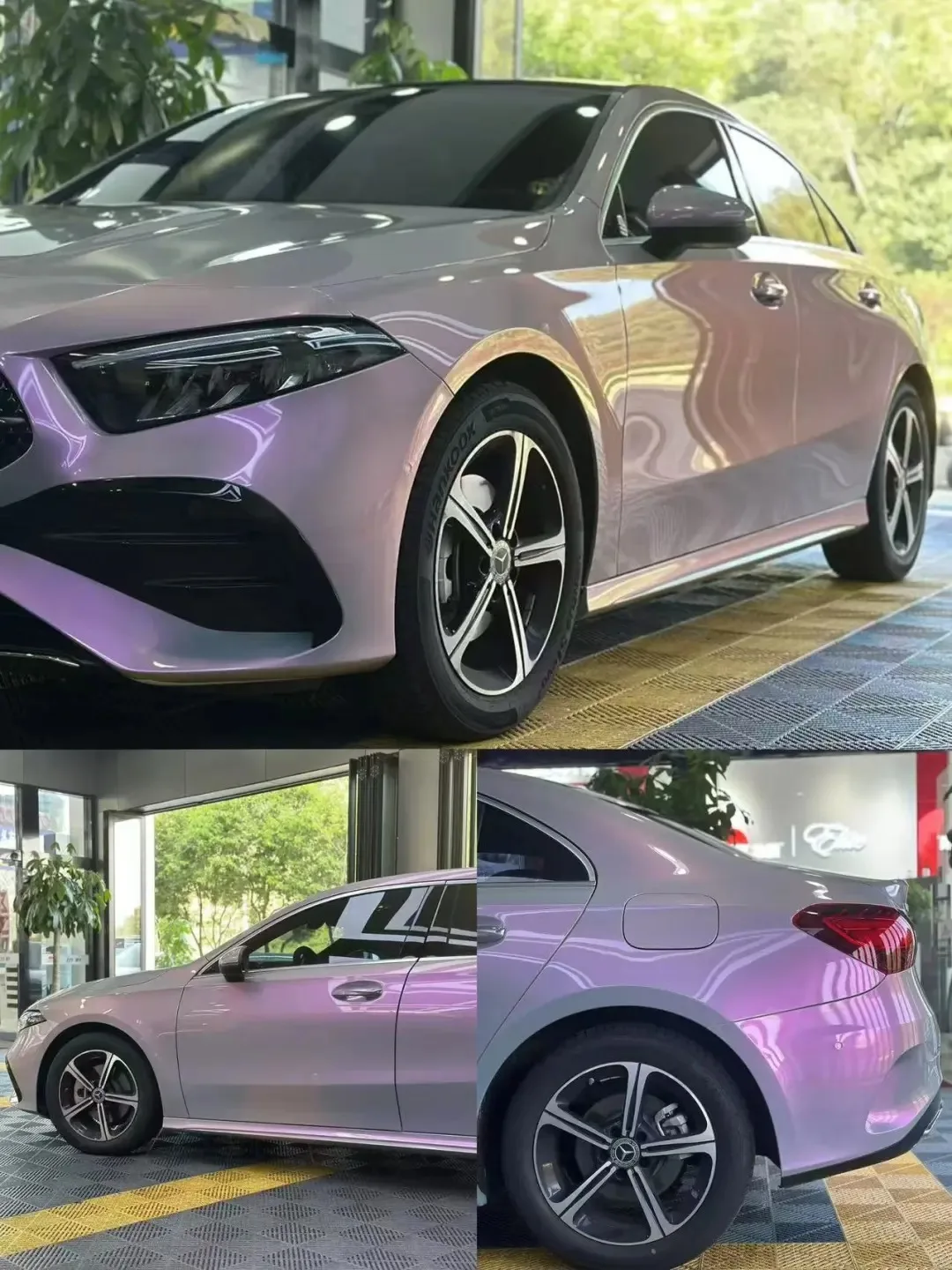 TPU Magic Candy Color Flip Volcano Grey  Car Wrap Film - PVC Material Auto Color Change Vinyl