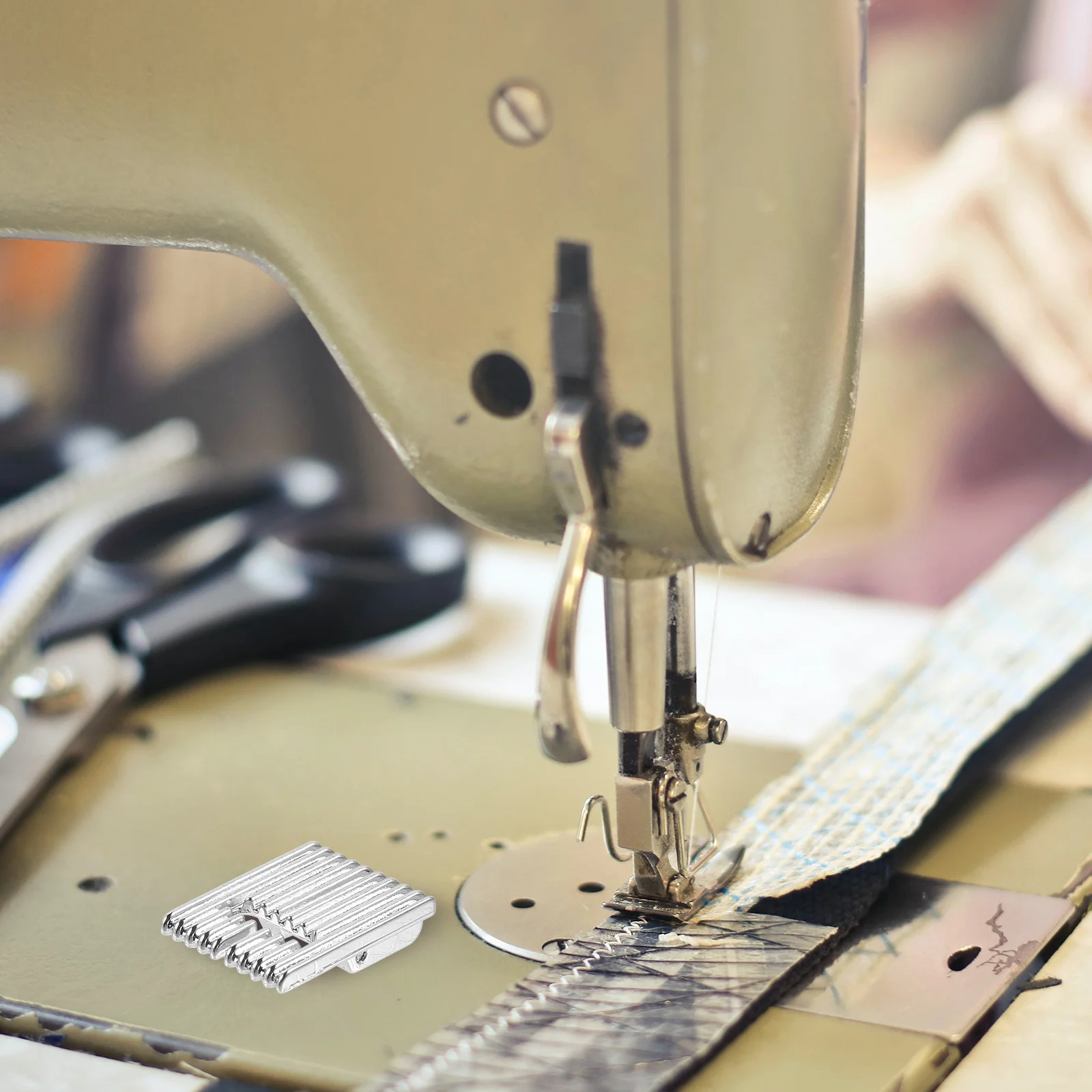 

3Pcs Metal Sewing Machine Presser Foot Replacement Tool for Sewing Quilting Patchwork Crafts Supplies Presser Foot