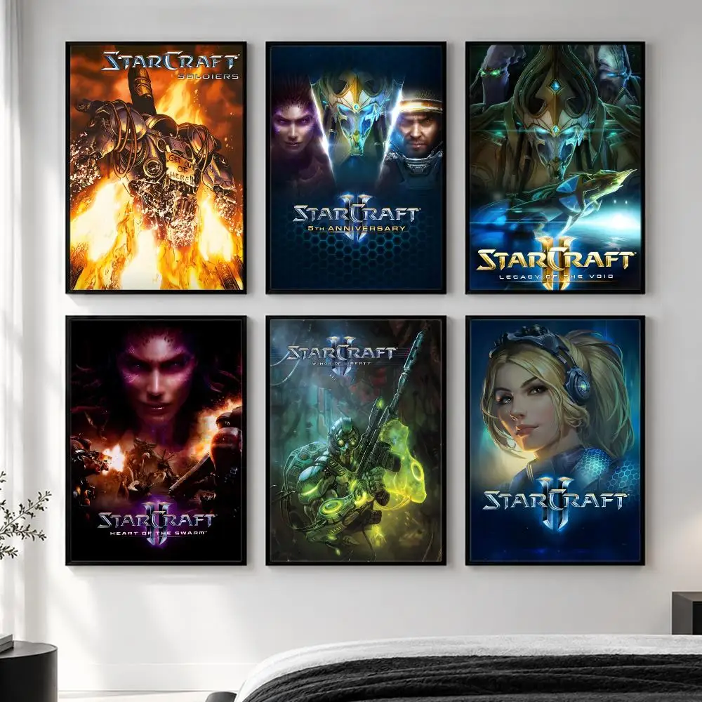 game StarCraft Poster  HD Poster Simple Home Decoration Suitable for Living Room Bedroom Corridor Gift Giving