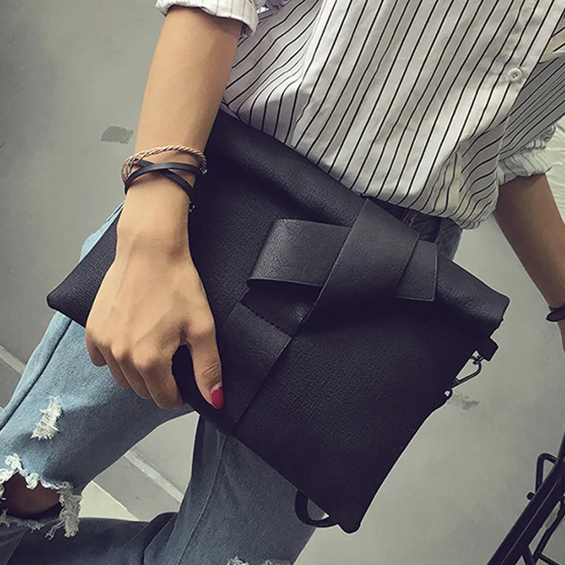 New Clutch Trend Contrasting Color Bag Envelope Bag Tramp Tote Bag Women\'s Fashion Simple Large Bag Messenger Bag