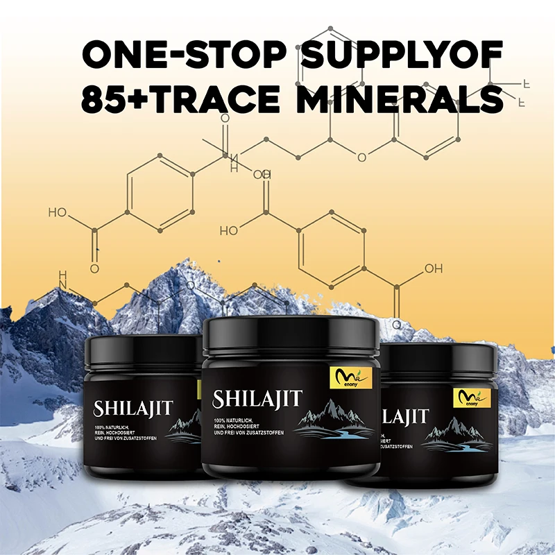 2Bottles Pure Himalayan Shilajit Resin , Natural Pure Shilajit Resin Lab Fulvic Acid Tested 85+ Trace Minerals