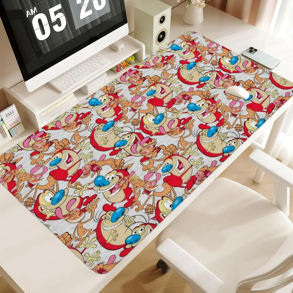 

The Ren Stimpys Show Mouse Pad 1000x500 XXL Large For FPS ESports Gaming Non-slip Office Keyboard Mats Desk Mat