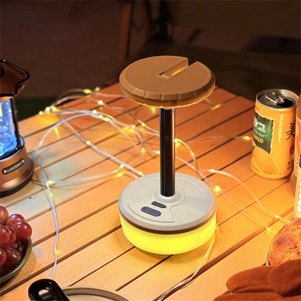 

4in1 Camping Lamp Strip LED Atmosphere 10M Length Waterproof Recyclable Light Belt Outdoor Garden Decoration Lamp for Tent Room