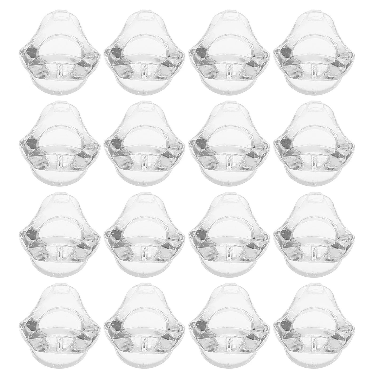 

20Pcs Clear Acrylic Triangle Drawer Handles Pulls for Kitchen Cabinet Dresser Wardrobe Modern Furniture Hardware