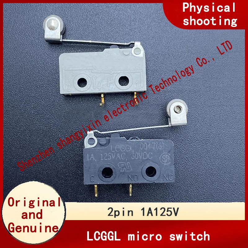 

Микропереключатель LCGGL, 2 изогнутых ножки, нормально открытый шкив, кнопка сброса ограничения, автомойка, 1A125VAC, 30VDC