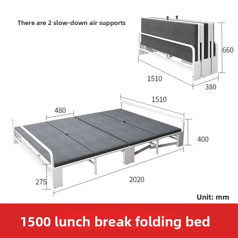 Multifunctional Study Living Room Invisible Bed Cabinet Desk Bookcase Integrated Dual-Purpose Balcony Folding Bed Retractable image 3
