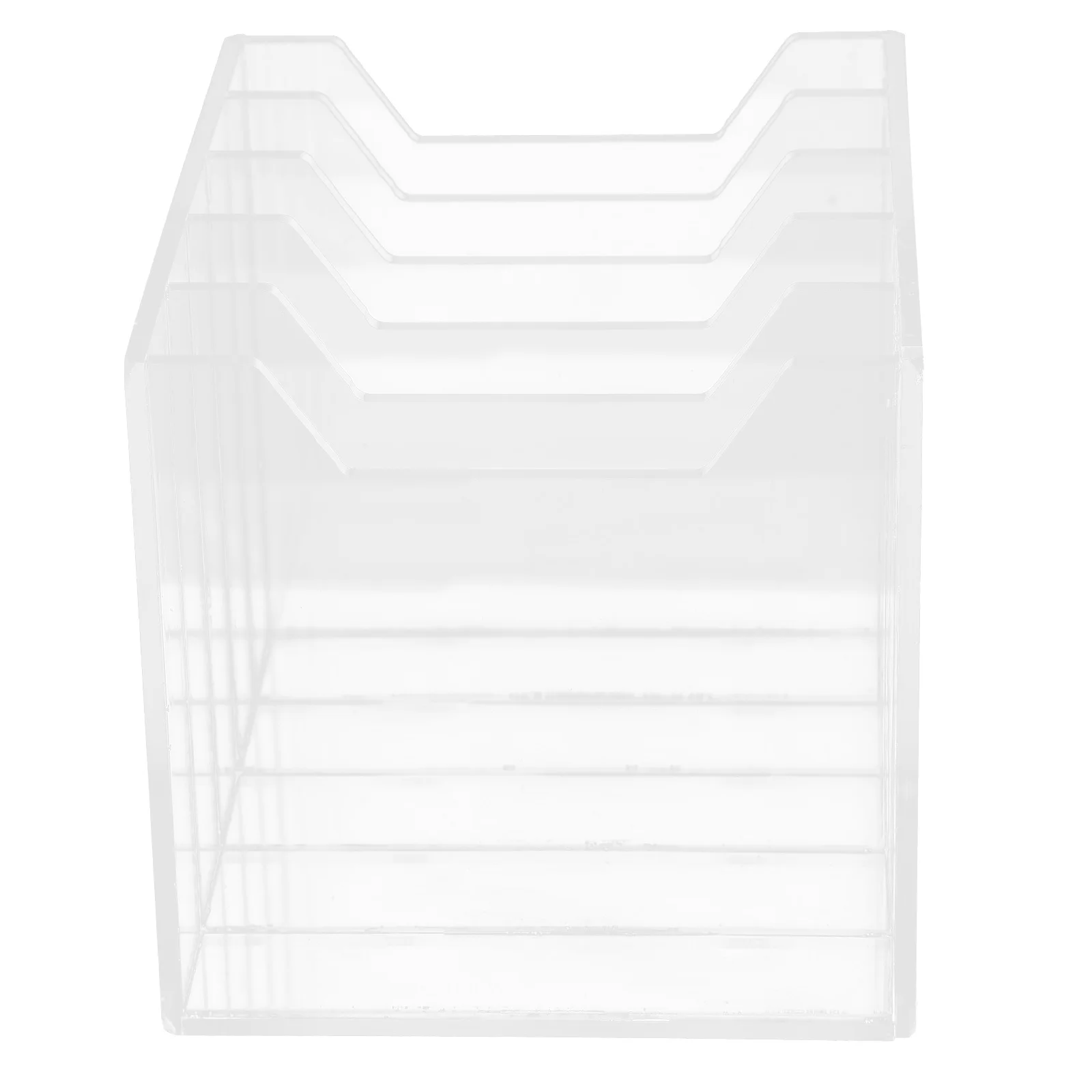 

Transparent Multi-Grid Acrylic Phone Storage Box Desktop Organizer Cell Phone Holder for Office Meeting Room Classroom