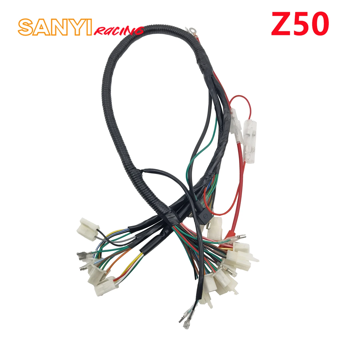 Complete Wiring Harness Assembly Control Switch and Turn Handle Grip For Honda Z50 Z50A Z50J Z50R Mini Trail Monkey Bike