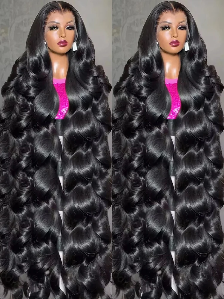 

300 Density Loose Deep Body Wave 360 Lace Front Wigs Brazilian Water Wave 13x6 Hd Transparent Frontal Human Hair Wigs for Women