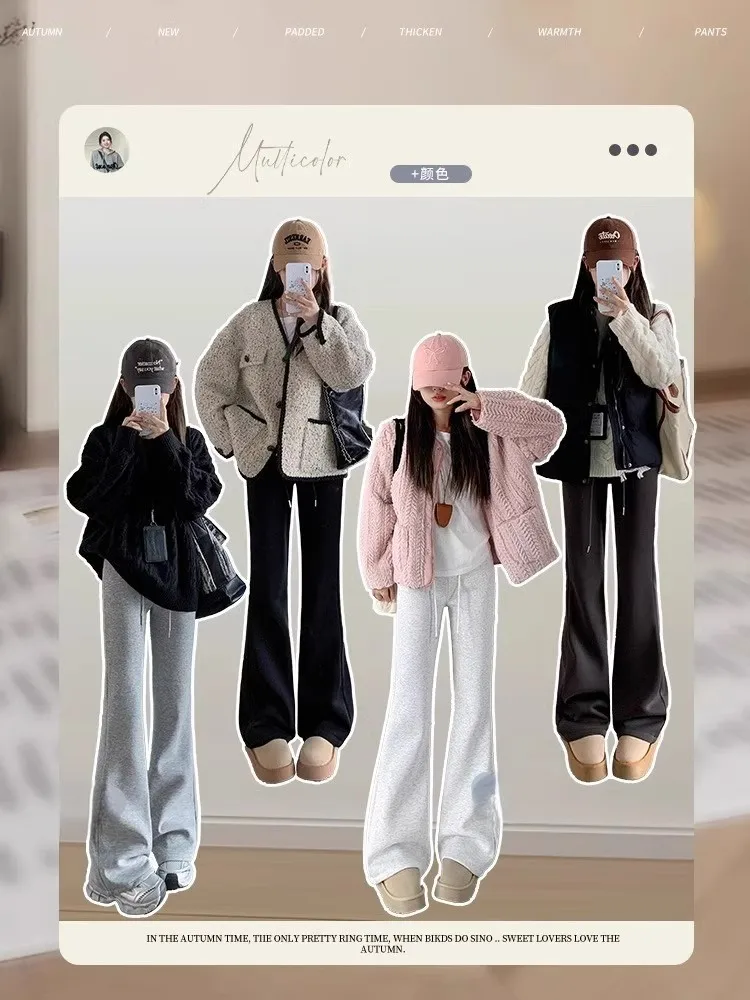 

Повседневные женские брюки с рваными элементами и принтом в горошек, осенне-весенние, простые, модные, удобные, однотонные, термо, для женщин и девушек