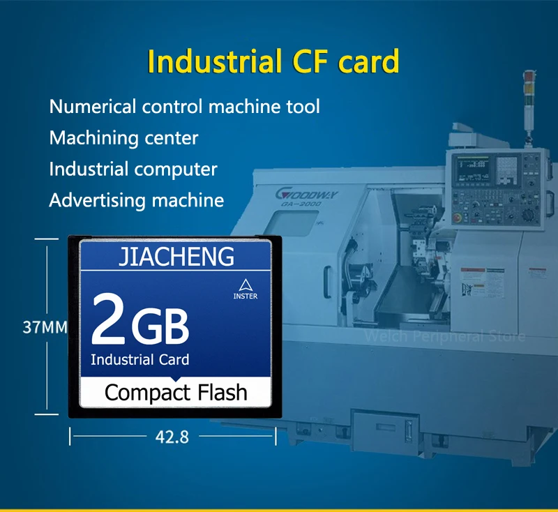 Industrial Compact Flash CF Card 32MB 64MB 128MB 256MB 512MB 1GB 2GB 4GB 8GB PCMCIA Memory Card