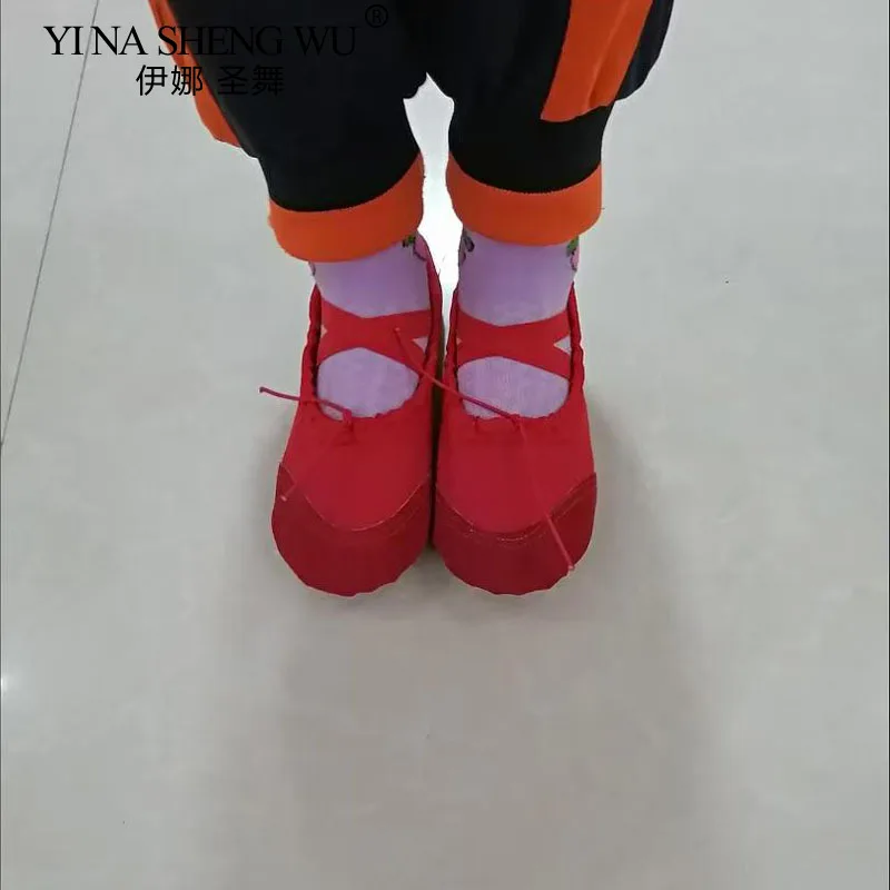 

Плоская парусиновая голова, черно-белые мягкие балетки Zapatos De Punta De Ballet Slippers BD Ballet Belly Gym Yoga Dance Shoes Kids Woman man