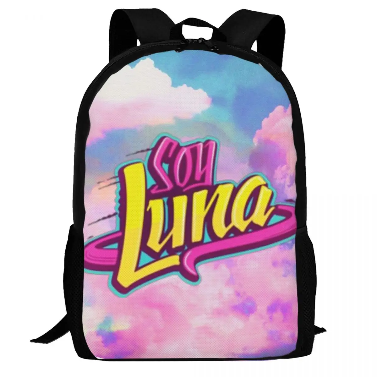 Mochila escolar Soy Luna Karaol Music para crianças, mochila escolar de grande capacidade para crianças, bolsa escolar, bolsas de ombro para homens e mulheres