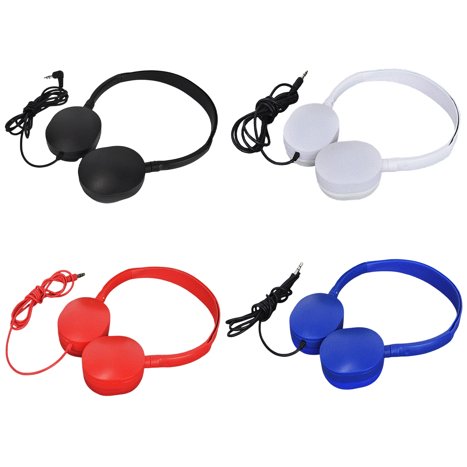 Professional Over Ear Monitor Headset 50mm Drivers Wired Closed Back Headsets for Libraries/Museums/Learning/Standardized Tests