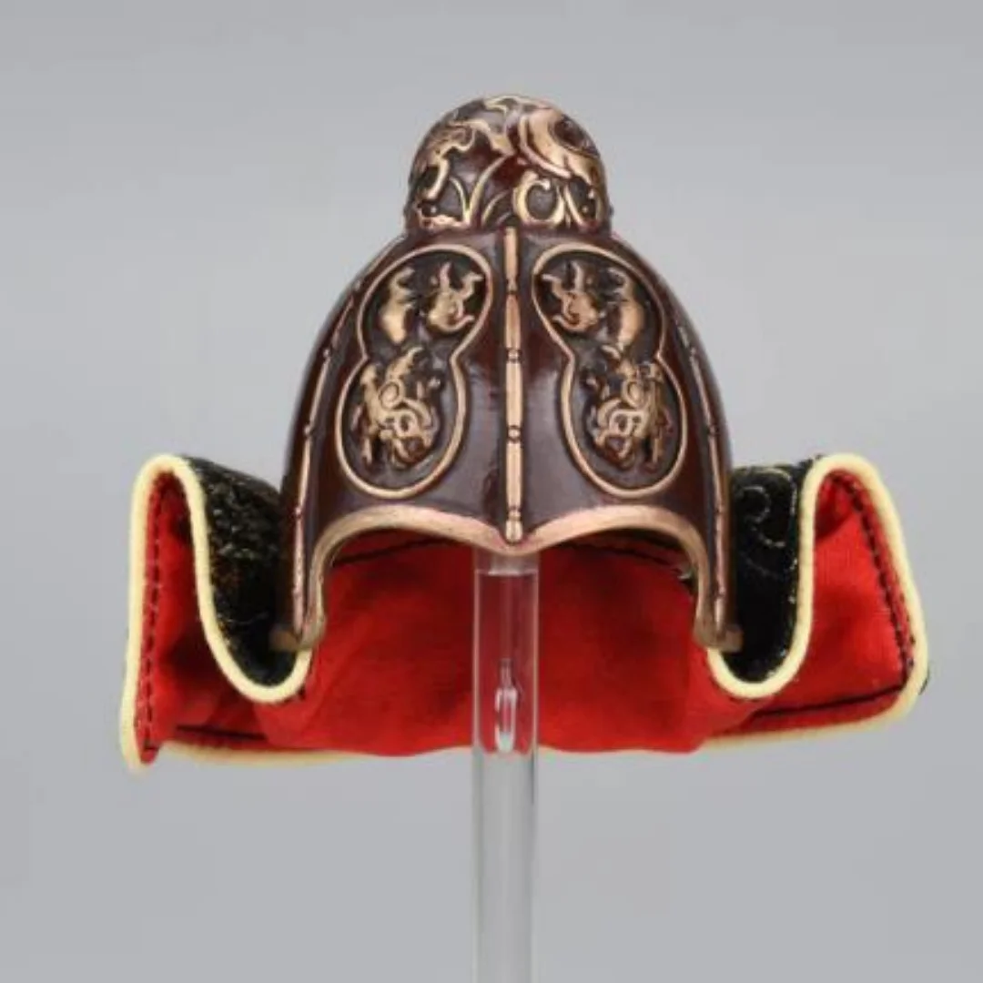 

Шлем для фигурки 303TOYS ES3008 1/6, император династии Тан Ли Шиминь, для 12-дюймовых фигурок, модель игрушки для 12-дюймовых экшн-фигурок.