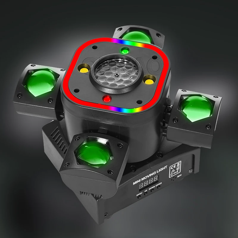 ¡Nuevo! 70W luces LED con cabezales móviles DJ RGBW efectos de Club iluminación Dmx Navidad discoteca danza boda fiesta evento luces