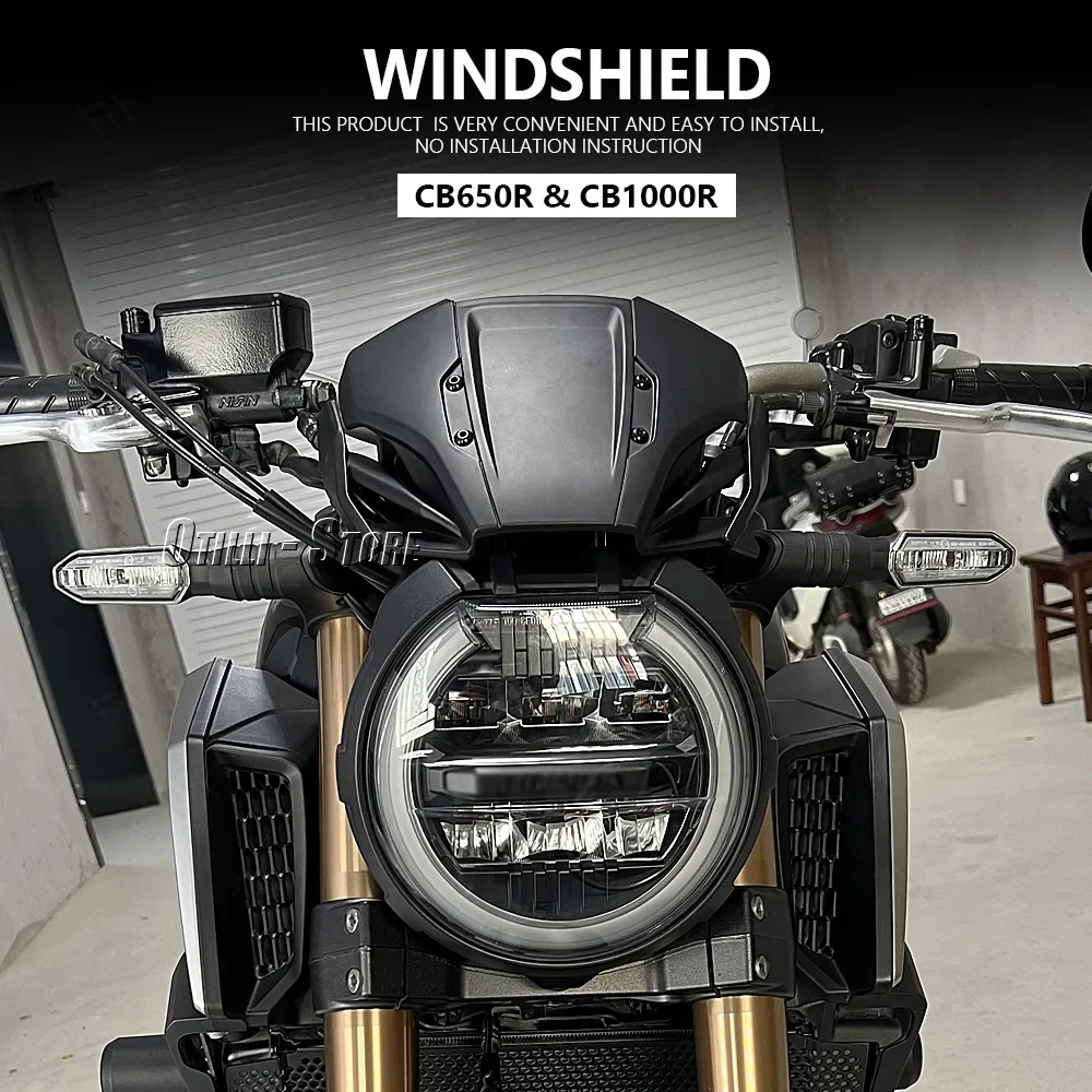 Suitable for Honda CB650R CB1000R New Motorcycle Windshield Front Windshield Sun Visor