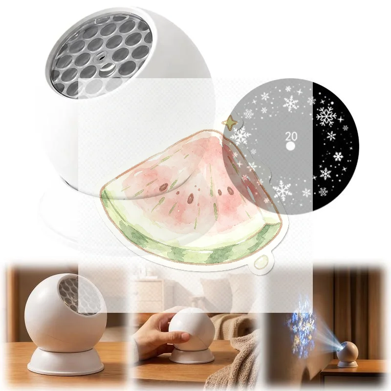 Outdoor Lighting Xmas - 360 ° Obrotowa lampa projekcyjna LED