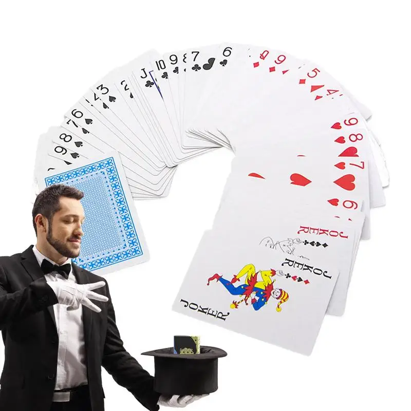 1 set  Marked Cards Deck Playing Cards Magic Creative Tricks Poker Collectible Entertainment Poker Stage Performance Props