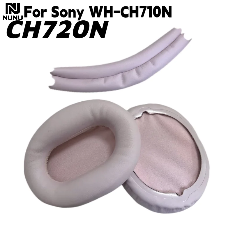 

Replacement protein leather Earpads /Head beam skin For Sony WH-CH710N CH720N Ear Cushion Headphone Ear Pad repair parts