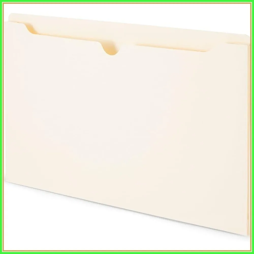 

Legal Size Manila File Jackets, 1.5-Inch Expansion, 50 Pack