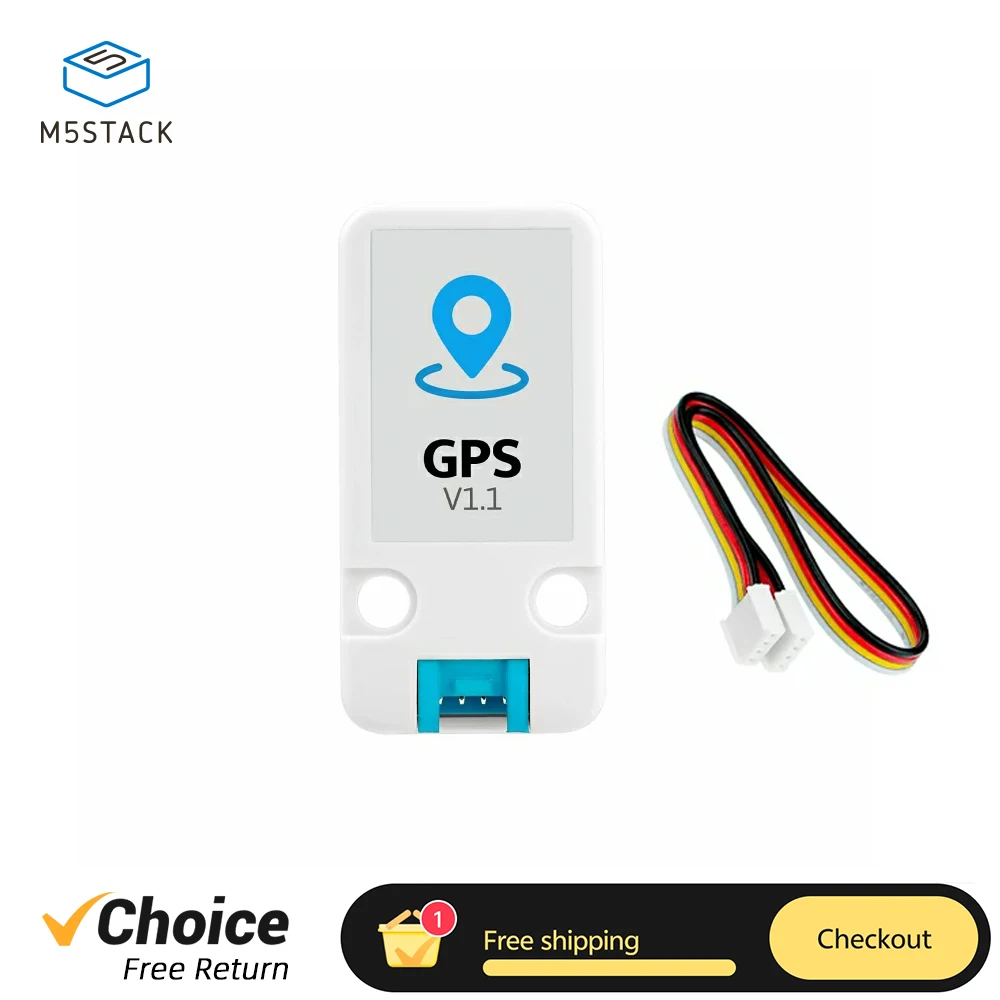 M5Stack GPS v1.1 Unit Development Board Kit AT6668 GPS BD2 BD3 GLONASS GALILEO QZSS for In-vehicle Positioning and Navigation