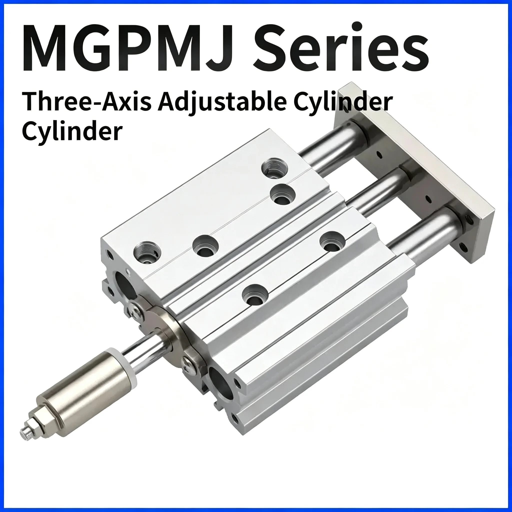 Three‑rod Guide Rod Type Adjustable‑Stroke Three‑Axis Cylinder MGPM12/16/20/25*32X40X50‑20/30‑XC8
