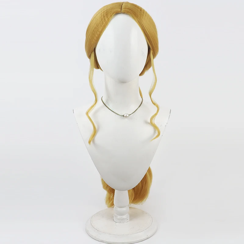 อะนิเมะรีสอร์ท แกสตัน เกิร์ลส์คอสเพลย์วิกผมฮาโลวีนปาร์ตี้คาร์นิวัลอุปกรณ์ประกอบฉากผมสังเคราะห์เส้นใยทนความร้อน + หมวกวิกผม