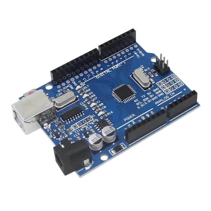 Плата разработки микроконтроллера Atmega328P, улучшенная версия Arduino UNO R3