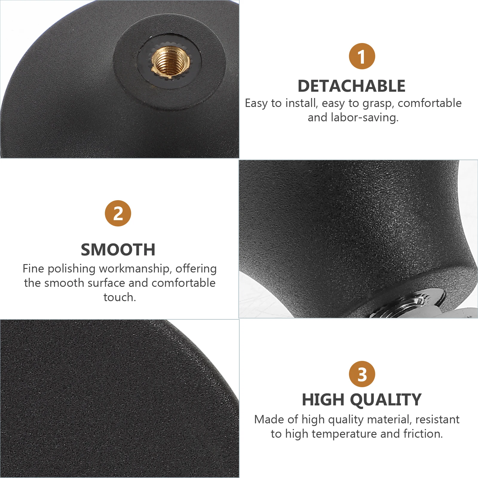 

4 pcs Pot Lid Knobs High Temp Resistance Anti Scald Most Lids Steaming Pots Woks Kitchen Gadgets Cookware Parts
