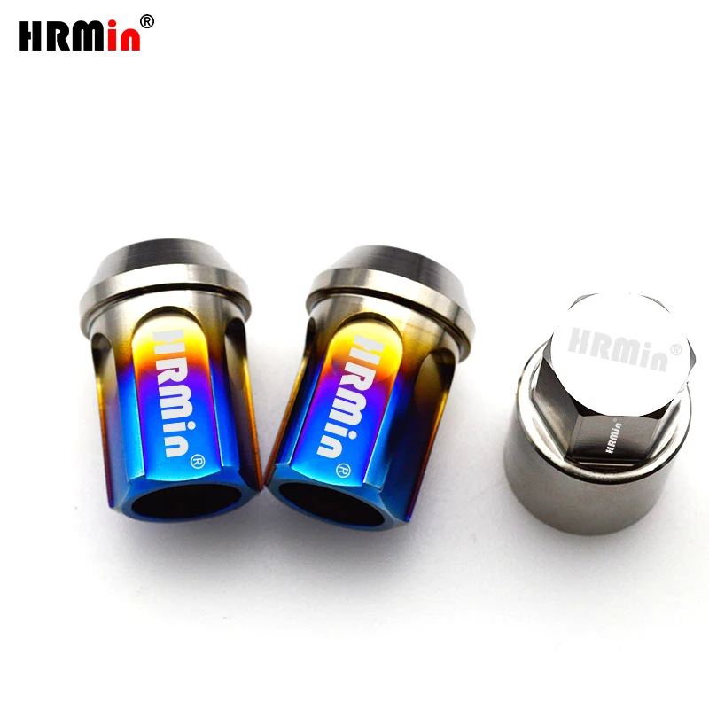 HRMin（16+4+1）open end Gr.5 titanium 10.9 grade cone seat wheel lug nut titanium nut M12*1.5mm/M12*1.25mm/M14*1.5mm/M14*1.25mm