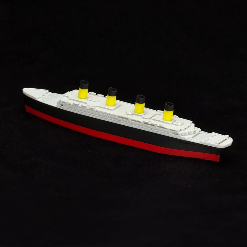 1PC 1/2000 Scale Titanic Ocean Liner Model Full Hull Version 3D Printed PLA Static Passenger Ship for Diorama Collection Display